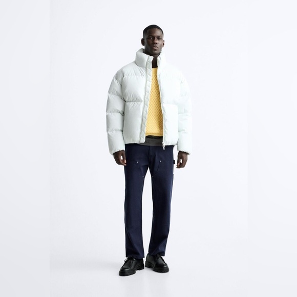 ZARA ~ Water Repellent Puffer Down Jacket - Picture 3 of 10